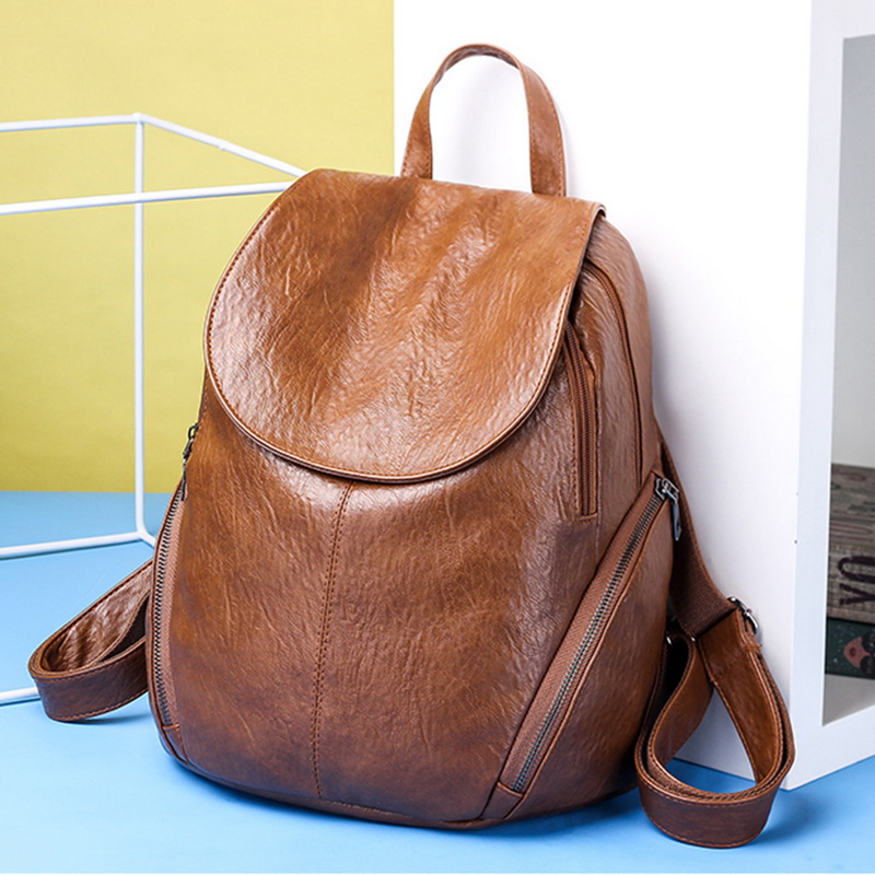 Details About Womens Las Pu Leather Backpack Travel School Rucksack Black Handbags Bag Gou