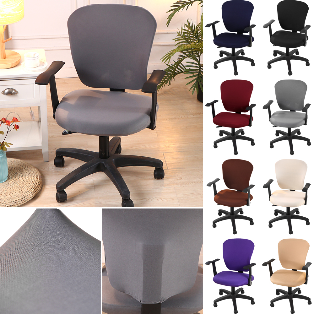 Universal Elastic Rotating Stretch Office Chair Covers Computer