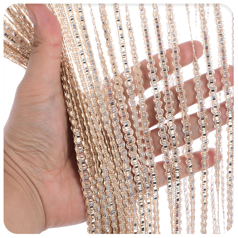 Fringe Crystal Beaded String Door Curtain Room Window Divider Blinds Fly Screen