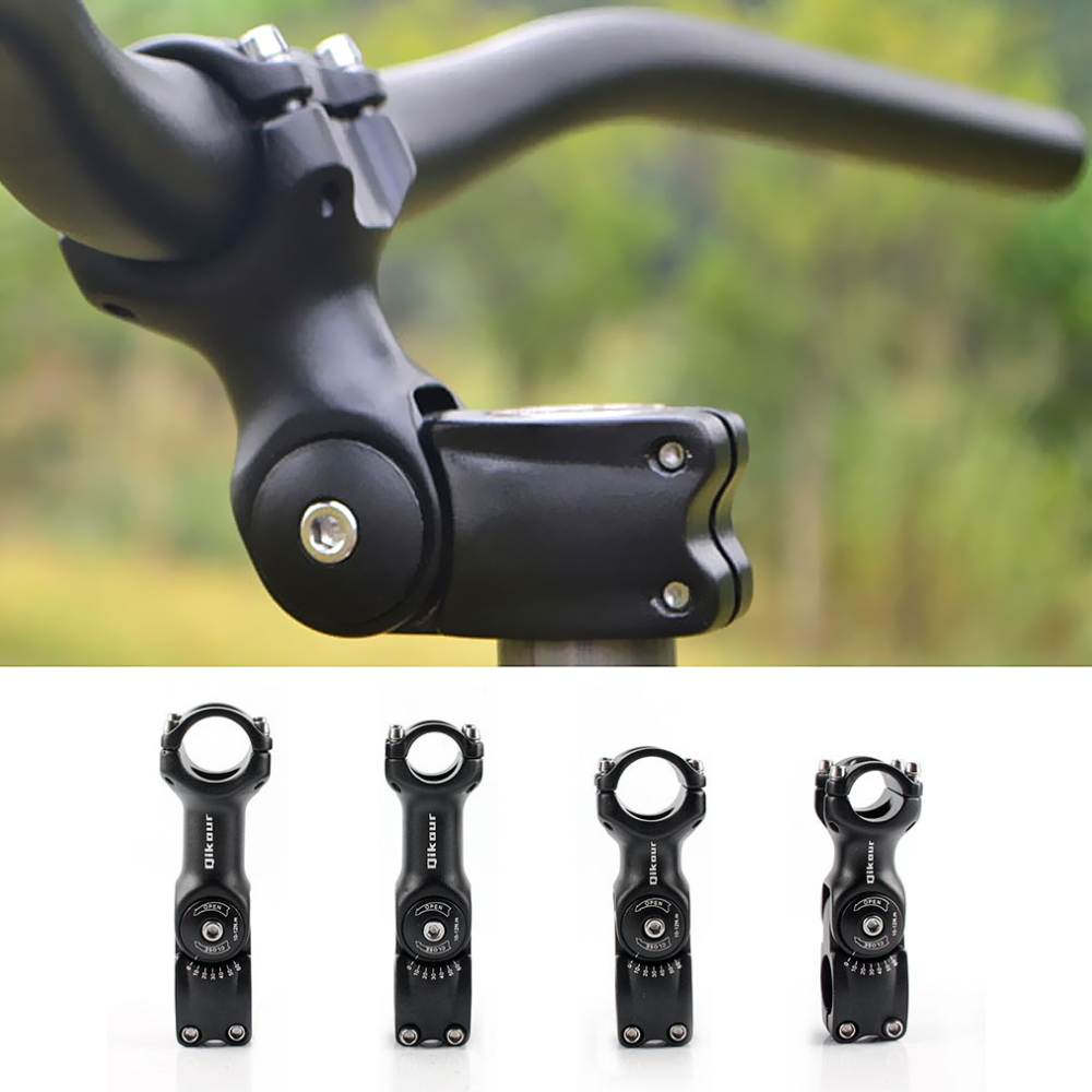 Adjustable Angle MTB Road Bike Handlebar Stem Bicycle Hand Bar Riser 31.8mm