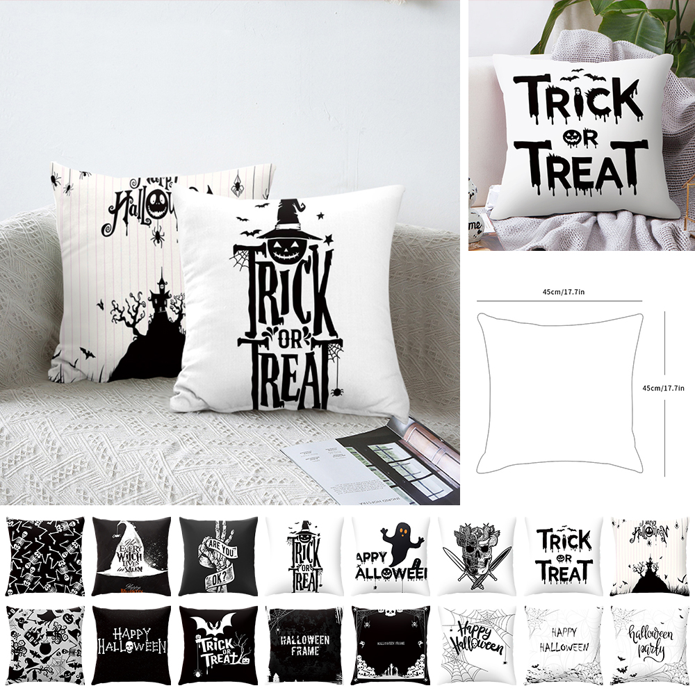 Details About 45x 45cm Cushion Covers Black White Sofa Pillow Case Throw Yo Details About 45x 45cm Cushion Covers Black White Sofa Pillow Case Throw Yo