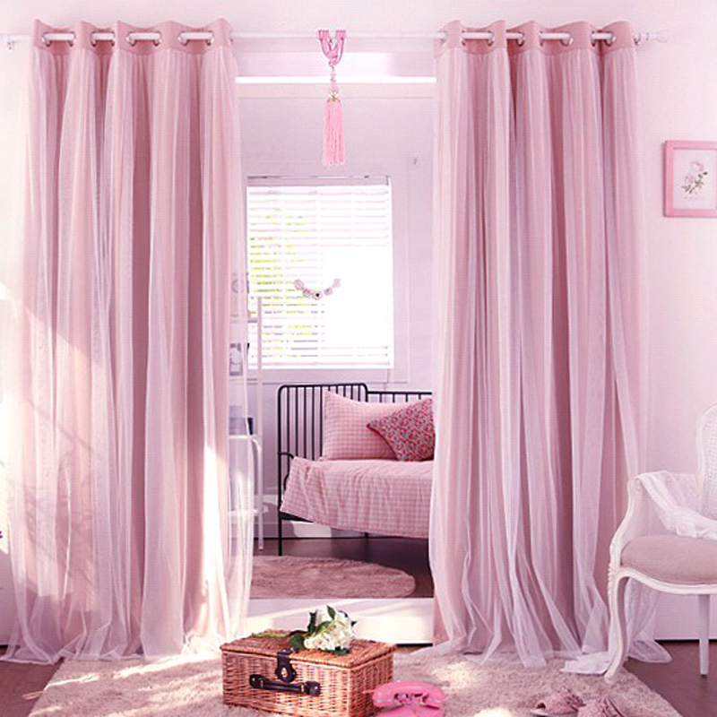 Blockout Curtains Thermal Insulated Window Curtain Voile Draperies