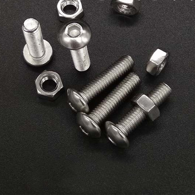 120Pcs M3 Hex Socket Button Head Screw Bolt Nut Stainless Steel Box Kit Set ❤ut