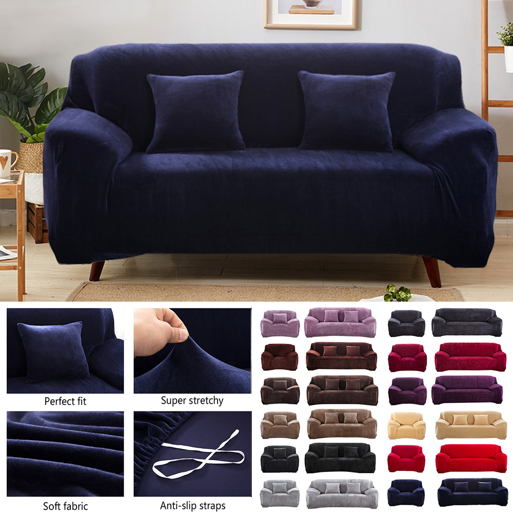 Easy Fit Sofa Slipcover Stretch Protector Soft Couch Cover Thick