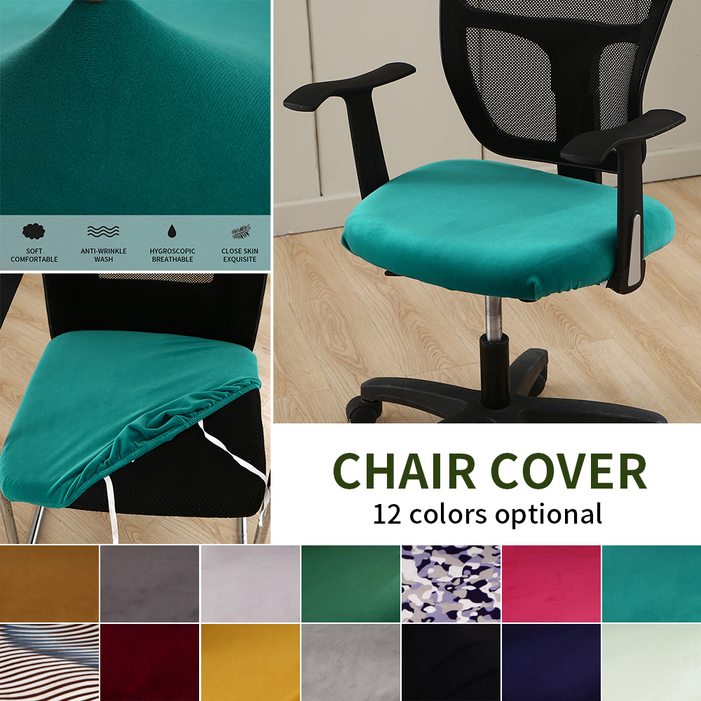 Swivel Computer Chair Seat Cover Armchair Protector Slipcover