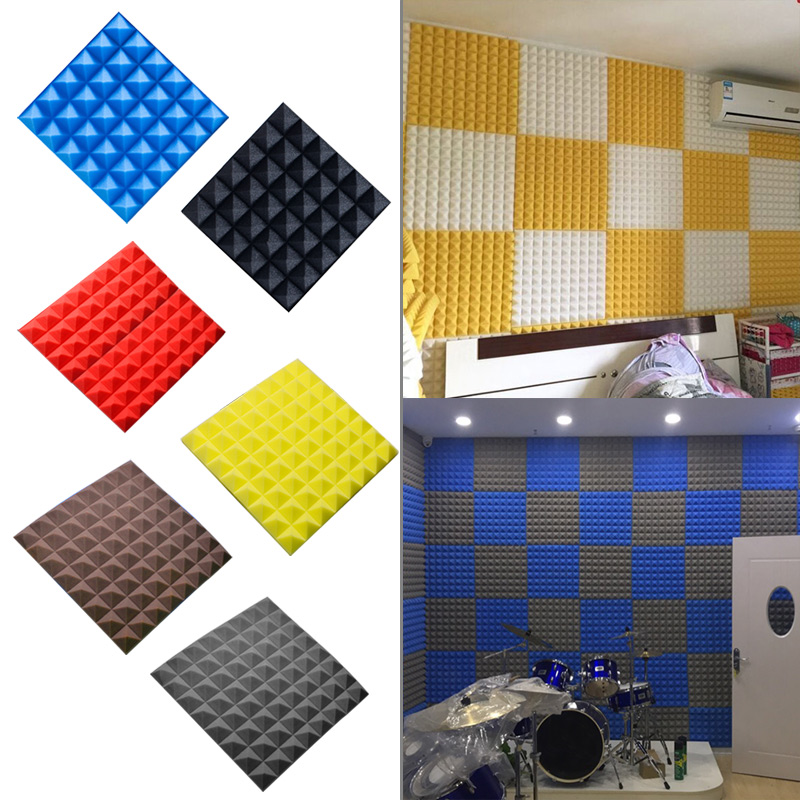 10pcs Acoustic Panels Tiles Studio Sound Proof Absorption Acoustic Panels Tiles Studio