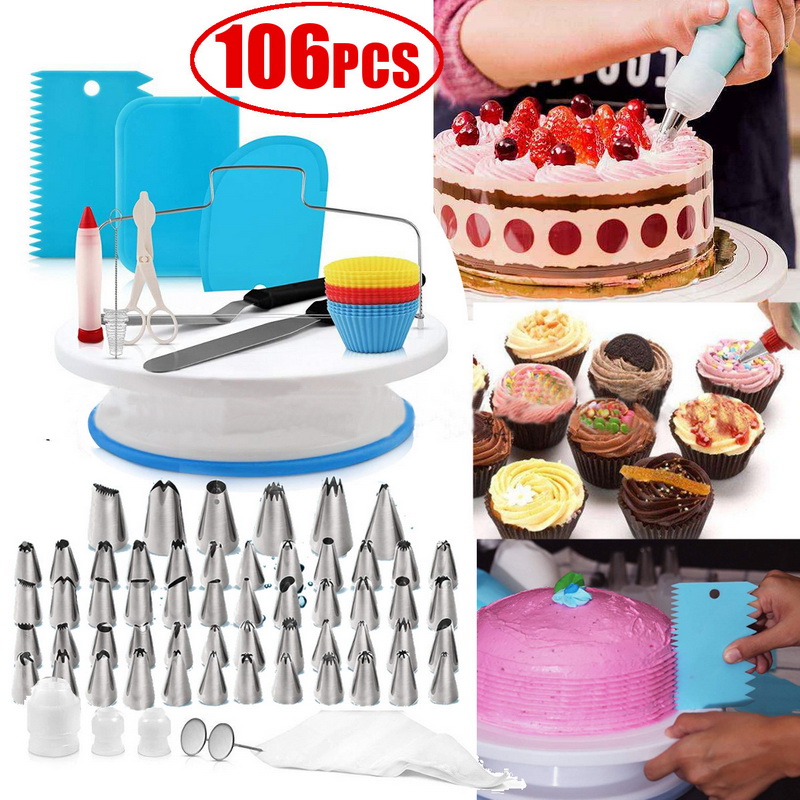 Hilly/'s Kitchen Cake Decoration Set 16 Pieces Icing Spatula Icing Nozzles Bags