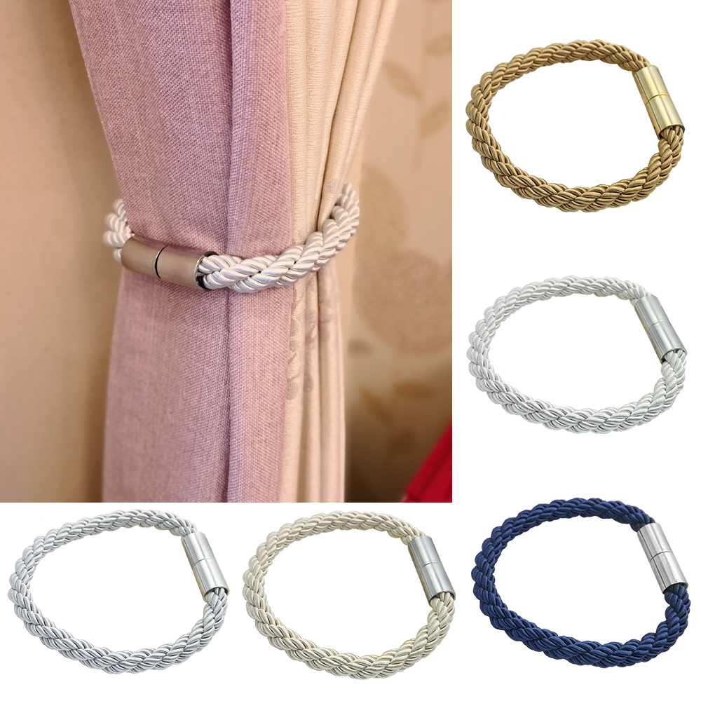 Curtain Tie Backs Ball Magnetic Rope Holdbacks Tieback Strong