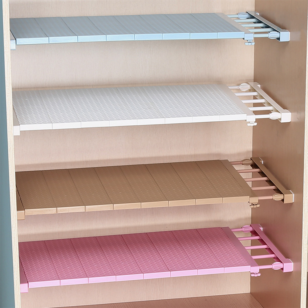 Adjustable Wardrobe Storage Shelf Shelf Cupboard Rack Extendable