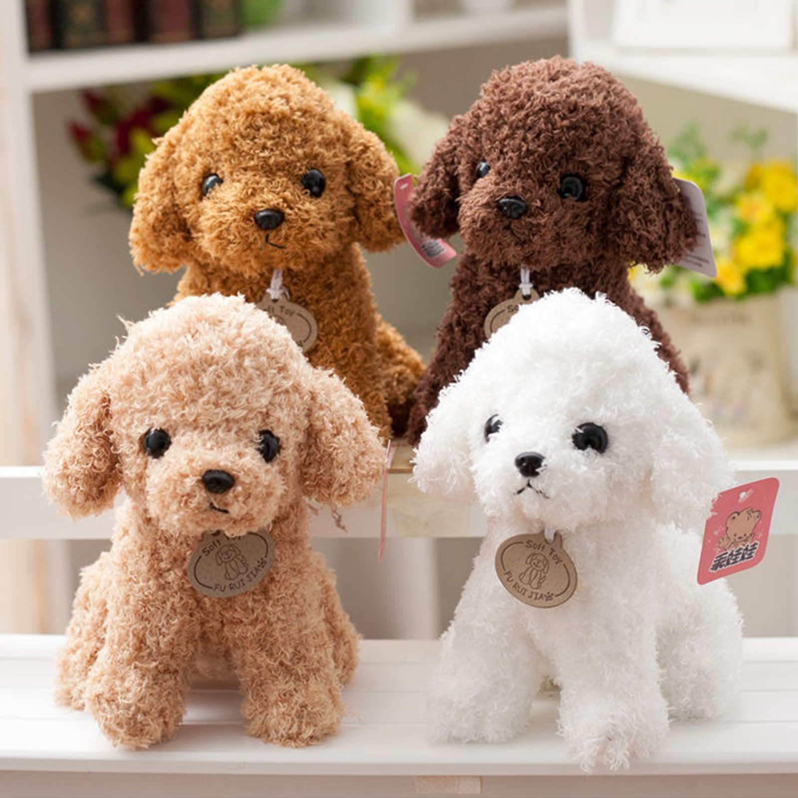 realistic teddy dog robot