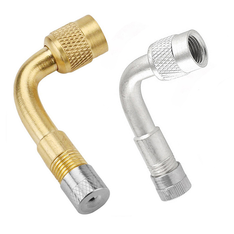 Car Air Tire Tyre Valve Extension Stem Extender Brass 45//90//130 Degree DB