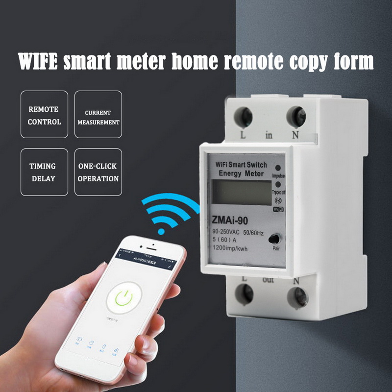 Smart Energy Meter Wifi Lora Electricity Meter Lorawan Electronic Meter ...