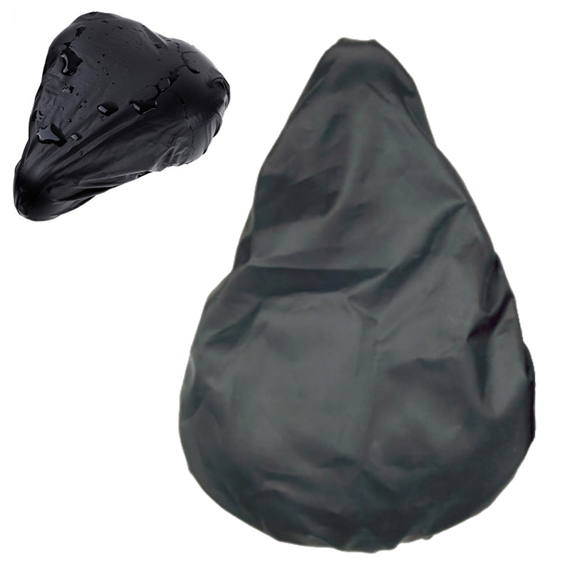 Waterproof Bike Seat Cover Bicycle Saddle Plastic Elastic Rain Cover Protective