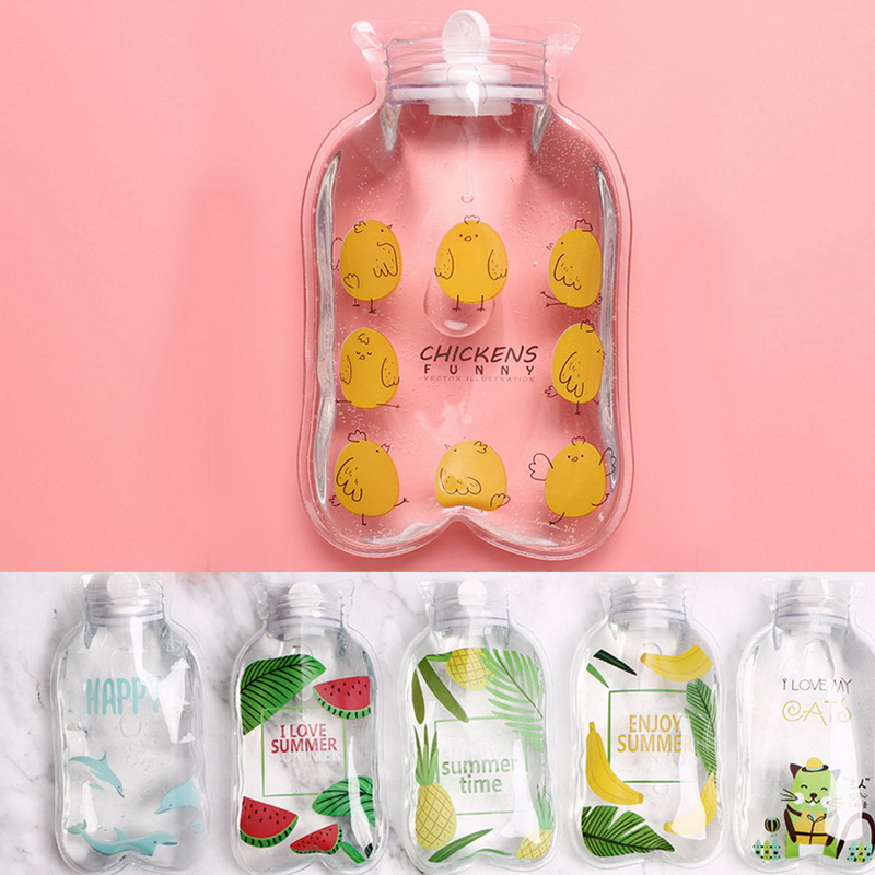 Transparent Cute Mini Hot Water Bag Cartoon Warm Bag A1 Bottles Water Injection Ebay