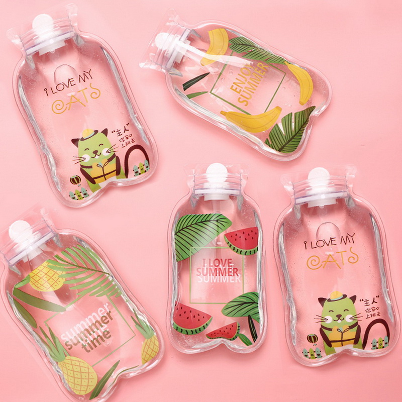 Transparent Cute Mini Hot Water Bag Cartoon Warm Bag A1 Bottles Water Injection Ebay