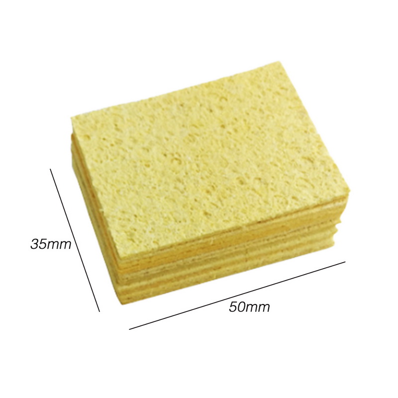 10x Soldering Iron Solder Tip Welding Cleaning Sponge Heatstable