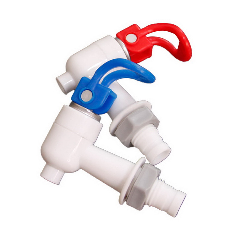 2pcs Universal Size Push Type Plastic Water Dispenser Faucet Tap