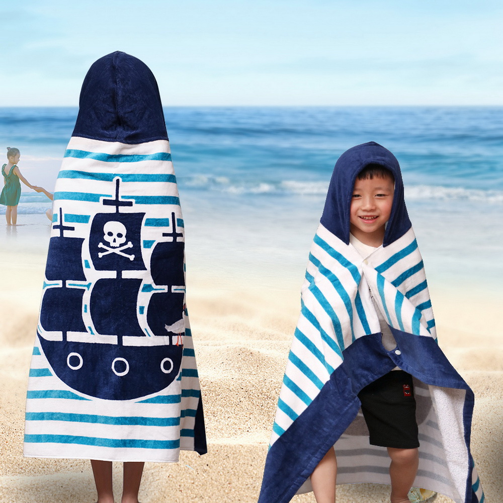 girls towel poncho