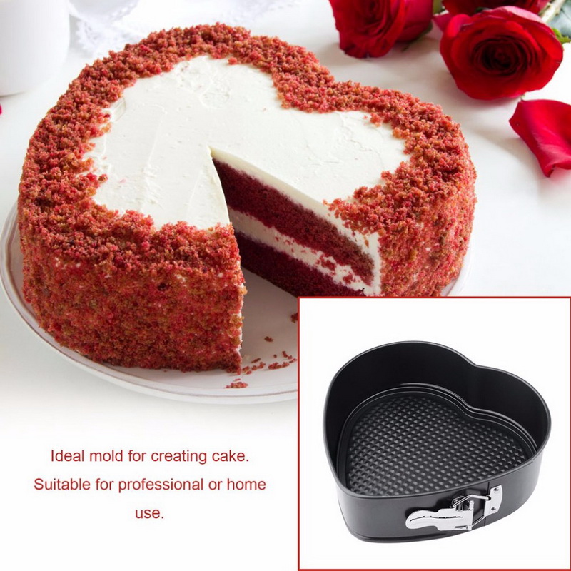 3pcs Round Square Mix Cake Tin Set Non Stick Form Home Baking Bake