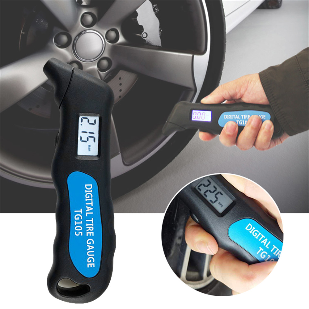 Digital Tire Instant Read Tyre Pressure Meter LCD Display Motorcycle Truck Bike eBay