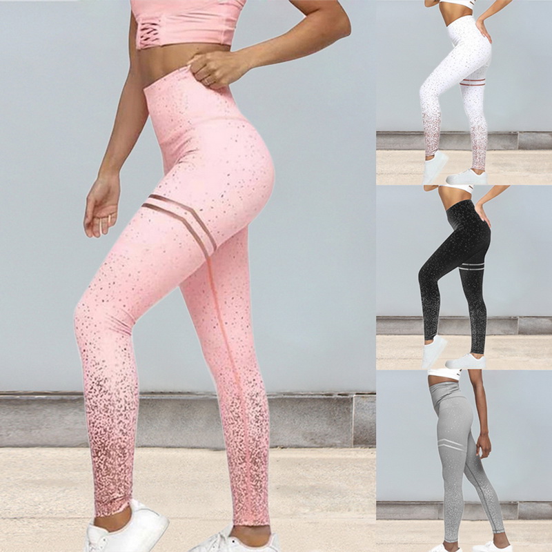 FrauenYoga Gym Sport Leggins Jogginghose Laufhose Fitnesshose Legging H//J