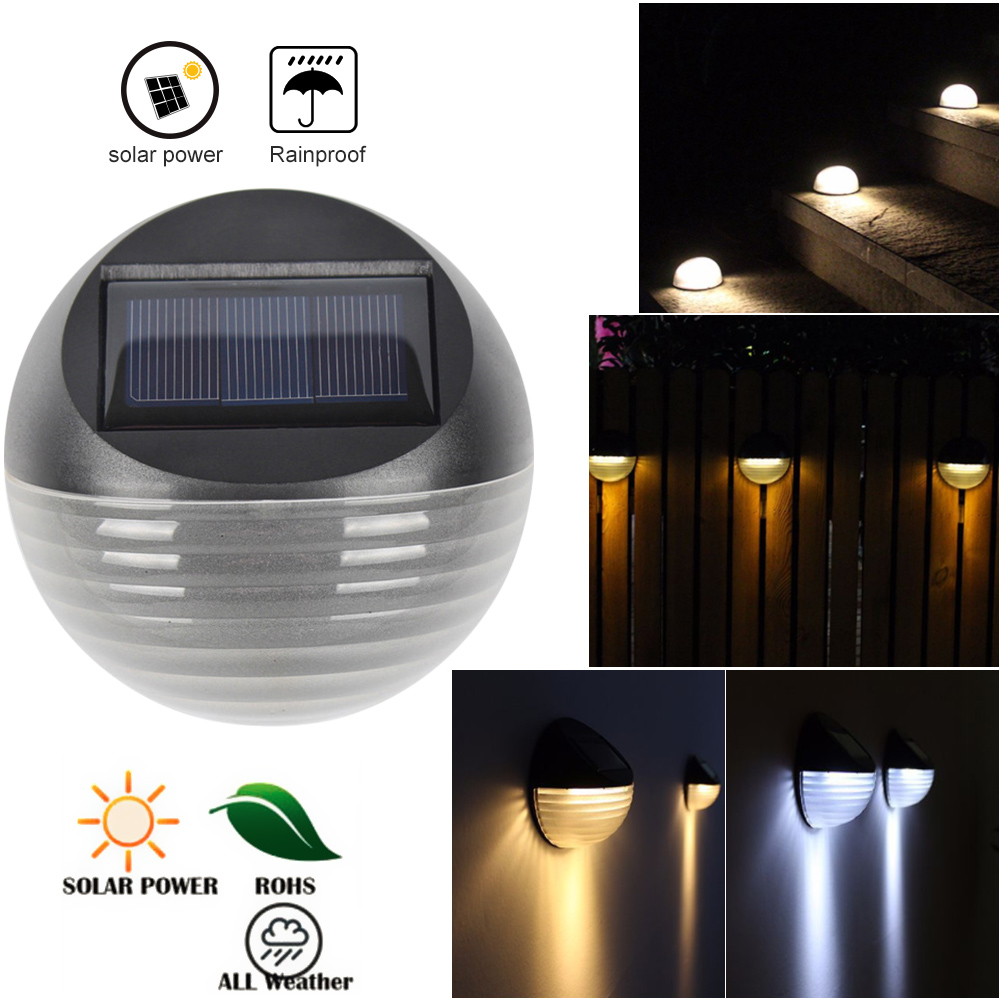 P// Solarleuchte 6 LED Solarlampe Außenbeleuchtung Gartenlampe Licht Wasserdicht