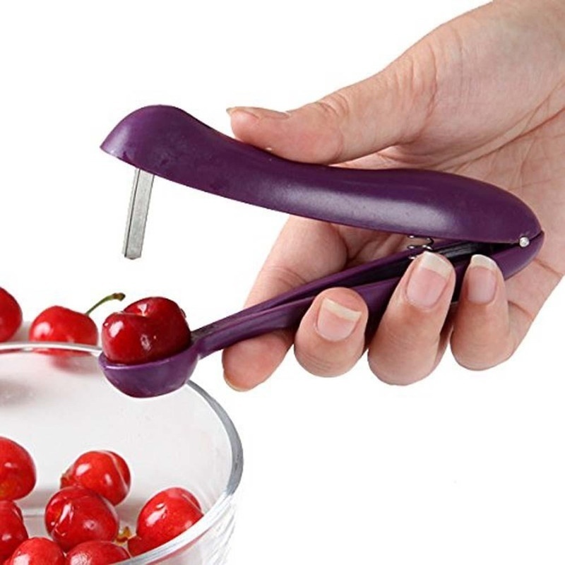 Home Garden Cherry Pitter Stone Olive Seed Corer Kitchen Handheld Remover Machine Can Tool U Kitchen Dining Bar