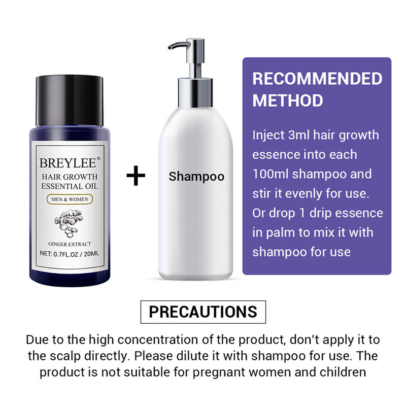 Hair Growth Essential Oil Loss Thinning Stimulates Hair Care