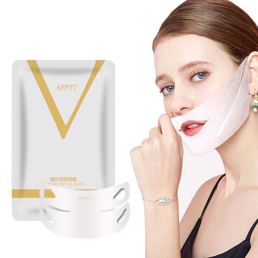 1x VShape Thin Face Mask Slimming Lifting Firming Fat Burn Double Chin