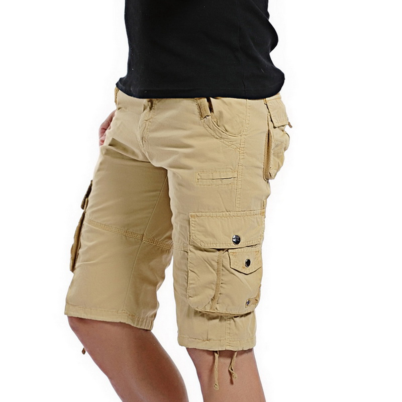 Men/'s Cotton Gym Summer Sports Cargo 3//4 Shorts Half Pant Elasticated Waist Band
