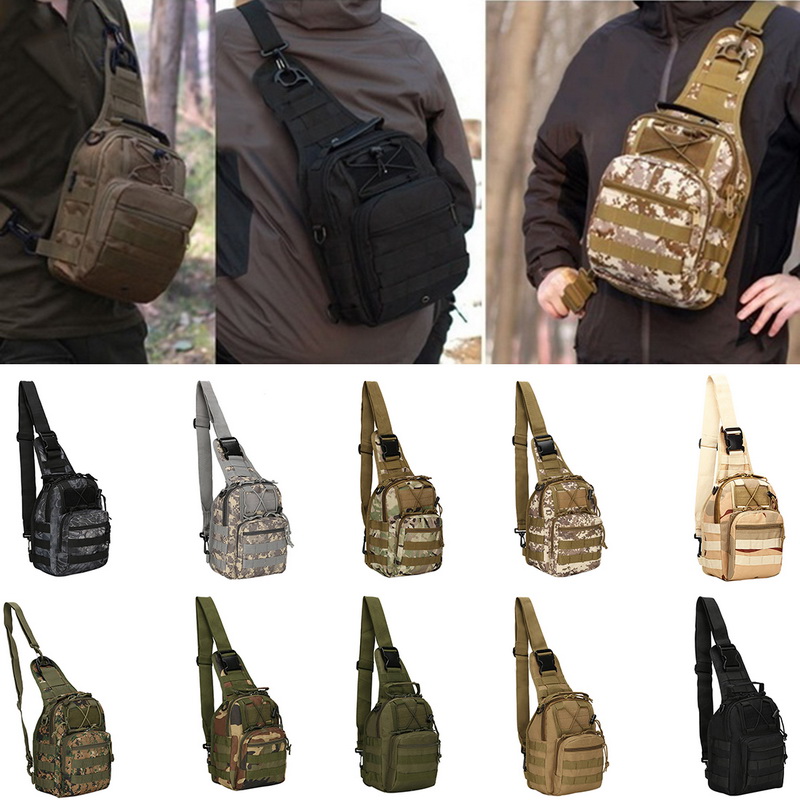 Tactical Chest Bag Backpack Men/'s Molle Crossbody Sling Messenger Shoulder Pack