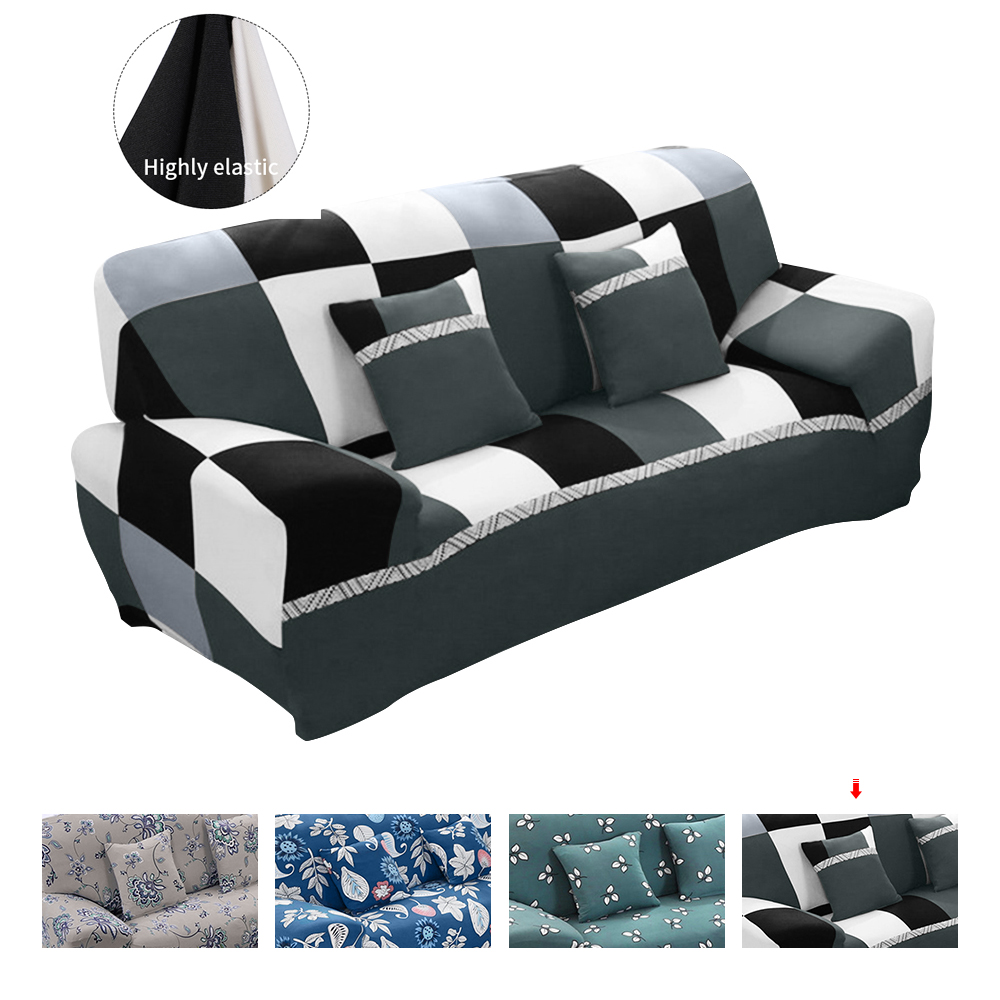 Details About Elastic Sofa Couch Cover Slipcover L Shape Protector Micro Suede