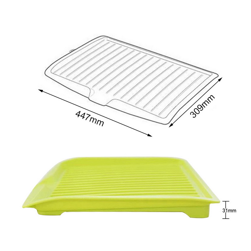 Details About Kitchen Plastic Dish Drainer Tray Large Sink Drying Rack Worktop Storage