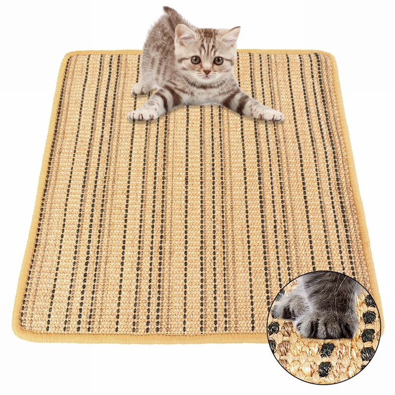 Pet Cat Scratch Pad Roll Scratch Board Sisal Hemp Carpet Mat Kitten Toy eBay