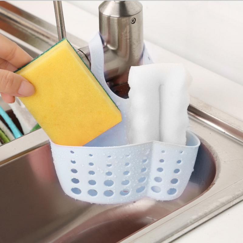 Details About Storage Rack Sponge Holder Sink Drainer Kitchen Bathroom Shelf Soap Organizer Us