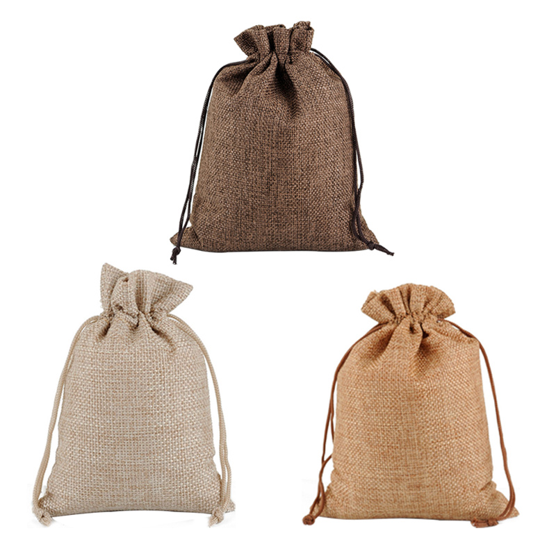 small hessian pouches