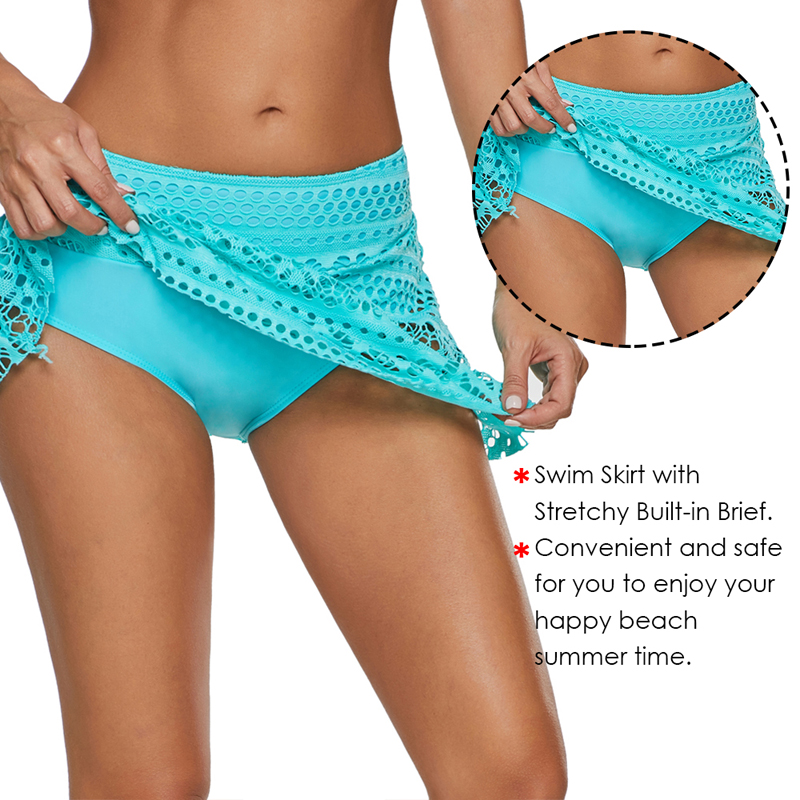 womens swim shorts with built in brief