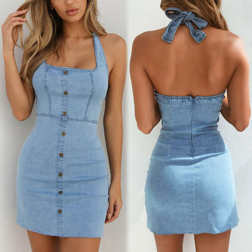 denim party dress