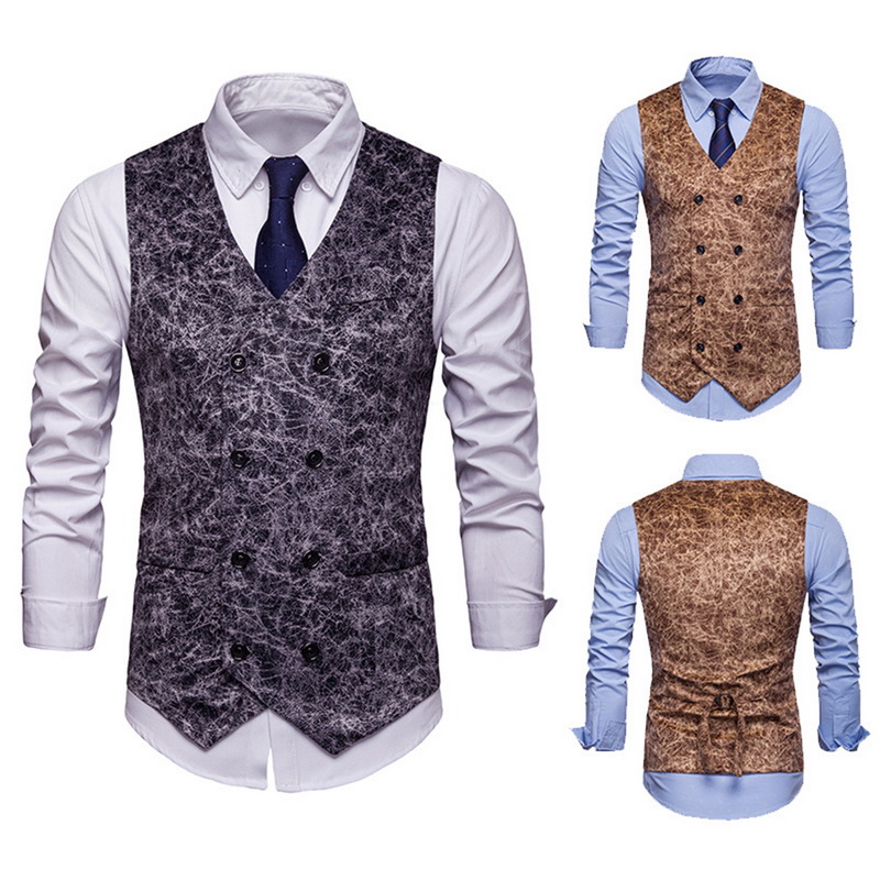 Men/'s Dress Suit Vest Formal Business Wedding Tuxedo Waistcoat Jacket Coat Tops