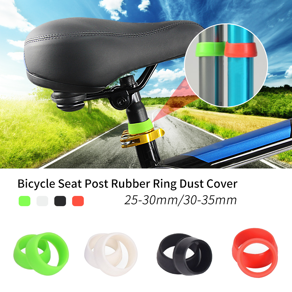 Bicycle Pipe Protector Rubber Ring Cover Mountain Road Bike Seat Post Case