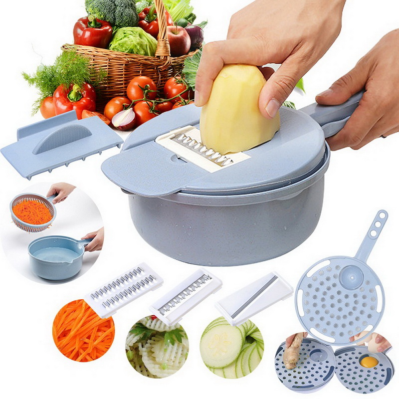 9 IN 1 Multi-function CHOPPER Easy Food Slicer Mandoline Vegetable Cutter Hot