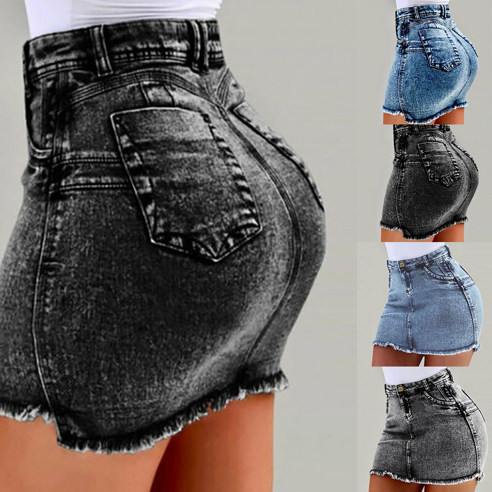 short skirt jeans