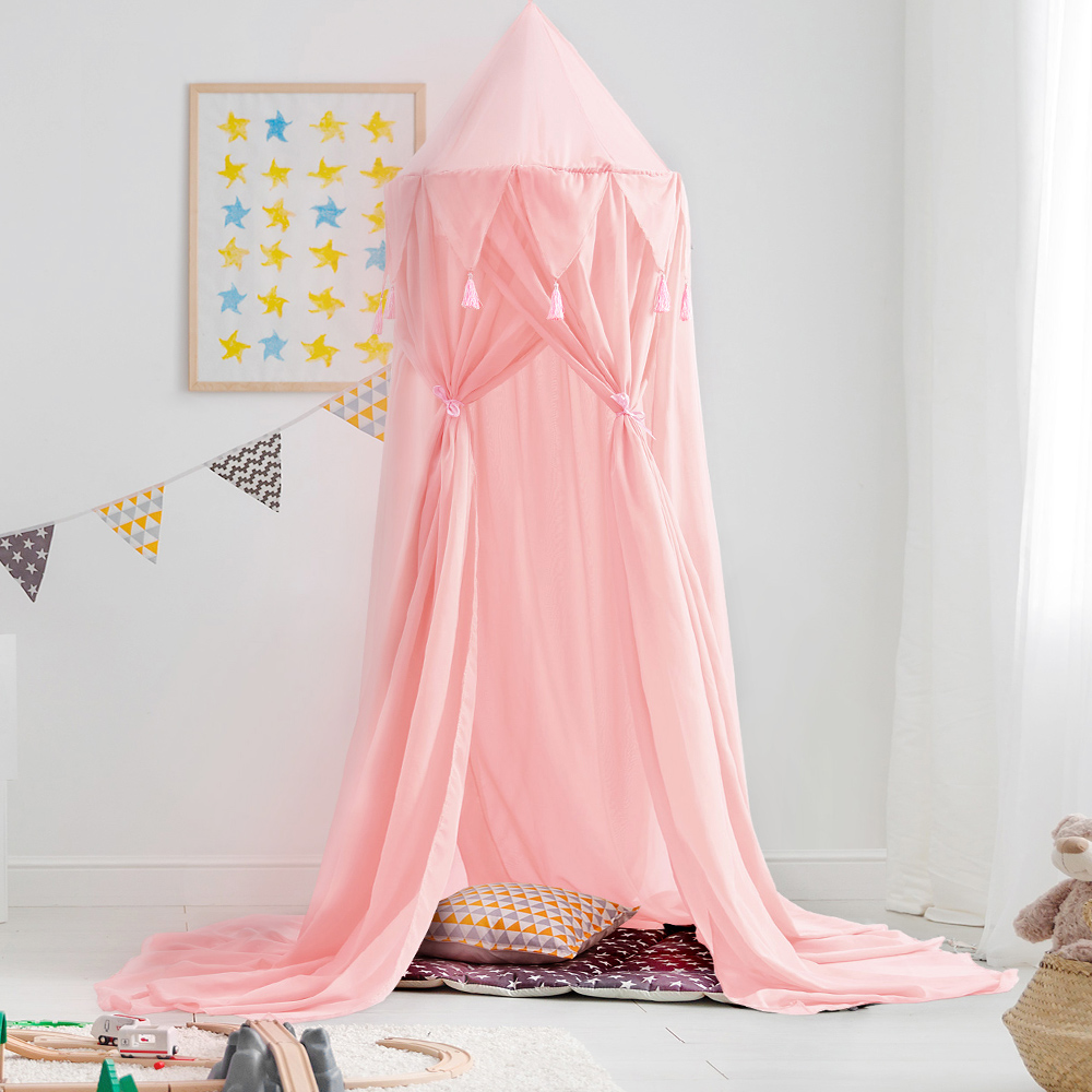 Fashion Round Hanging Mosquito Net Kid Bed Tent Curtain Home Room