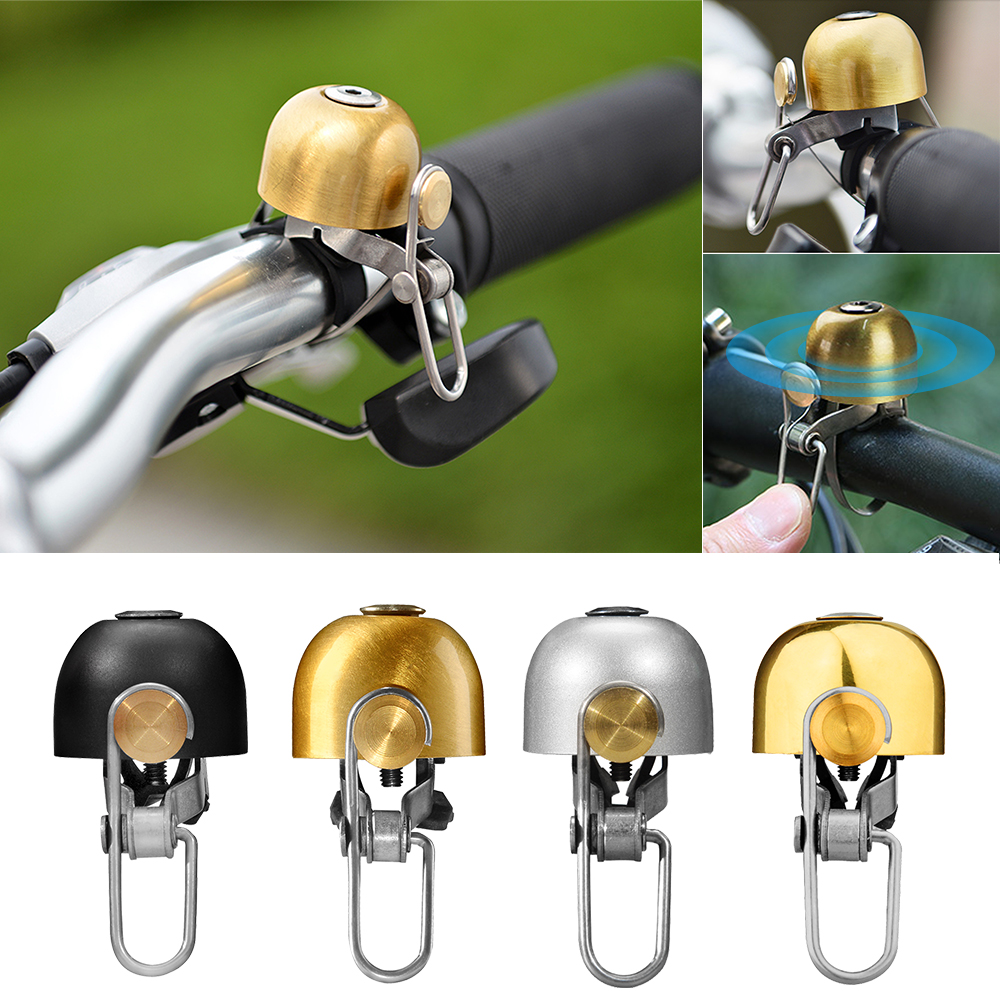 HOT Cycling Bike Bicycle Handlebar Ring Bell Horn Safety Bells Copper Accessory
