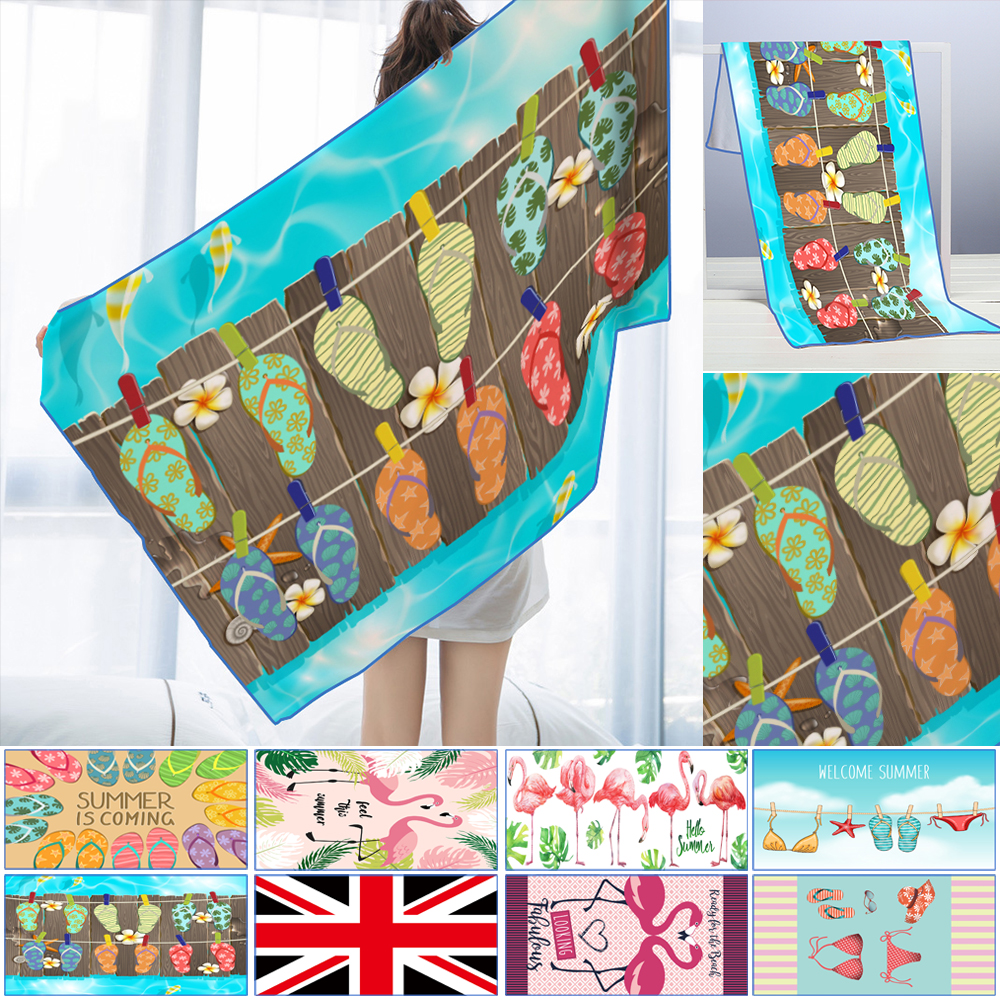 Microfibre Towel Travel Large Bath Camping Sports Beach Gym Yoga Quick Dry Towel