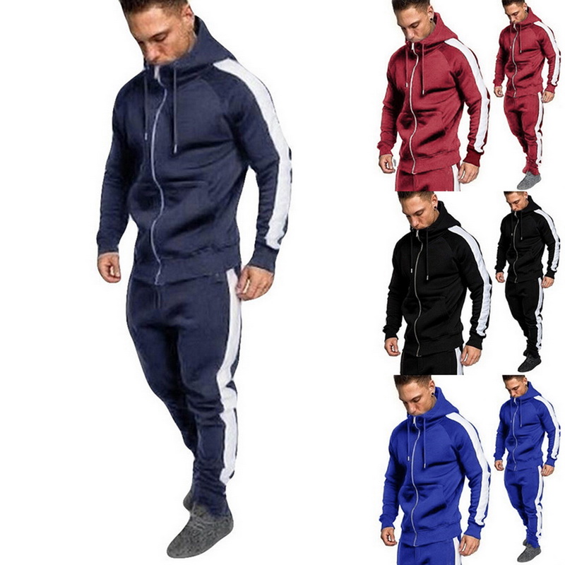 mens casual jogging suits