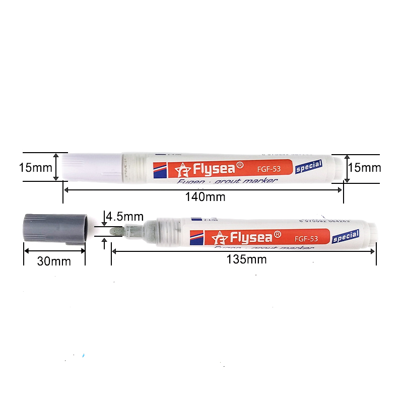 Tile Grout Pen Grout Restorer Marker Pens Grout Maker for Restore Renew Dingy jc