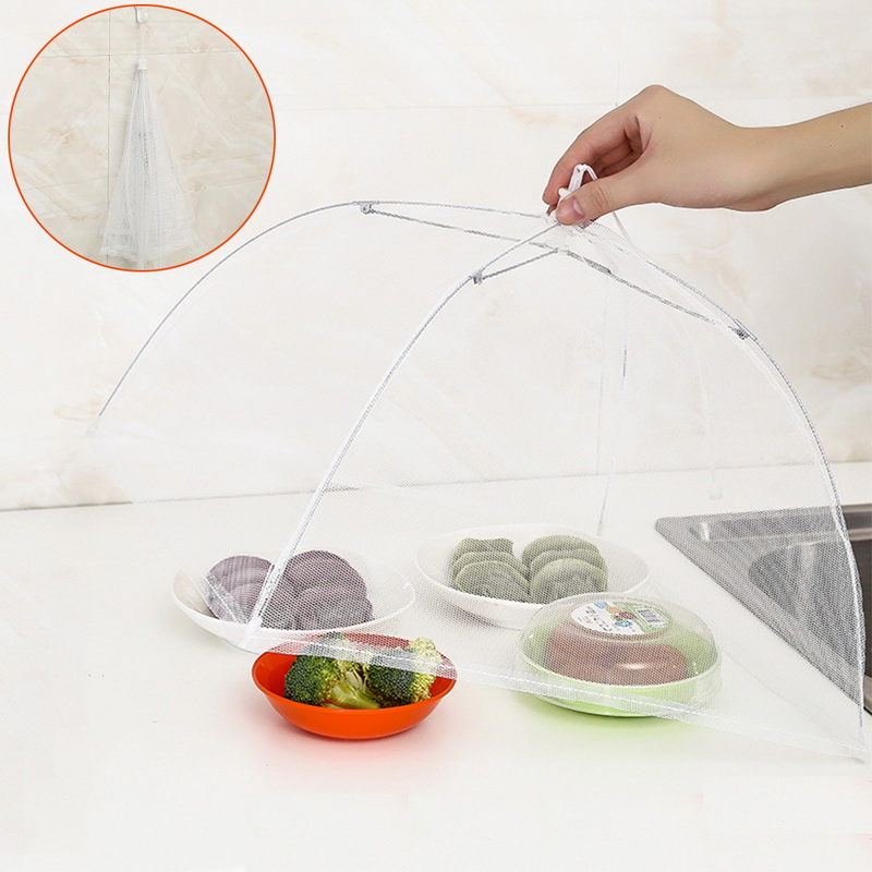 Collapsible Food Cover Mesh Net Folding Meal Cover Tent Kitchenl Outdoor Camp