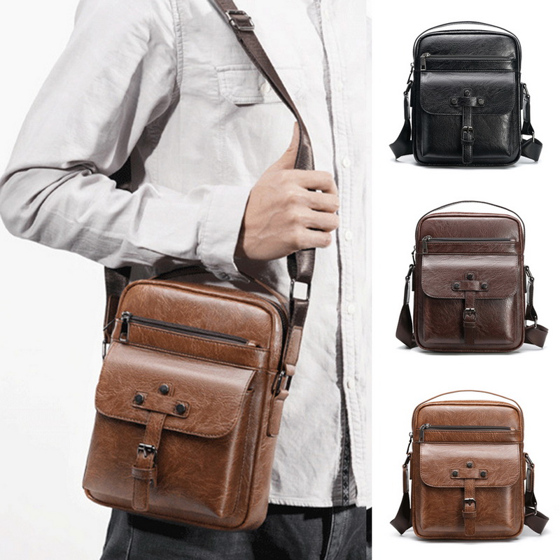 Details About Men S Leather Style Multi Pockets Shoulder Starp Crossbody Bag Massage F 1 Details About Men S Leather Style Multi Pockets Shoulder Starp Crossbody Bag Massage F 1