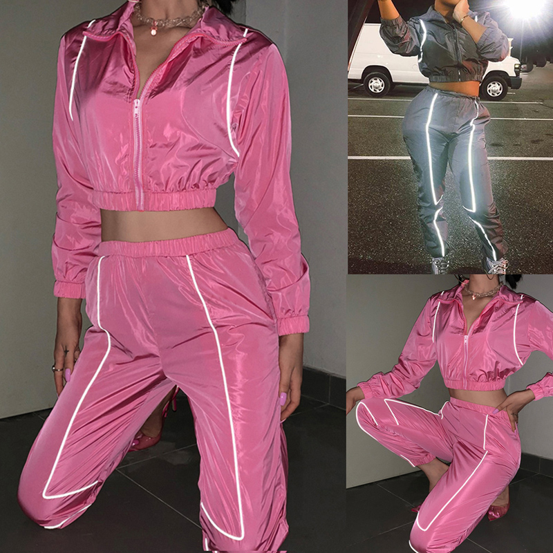 reflective jogging suit